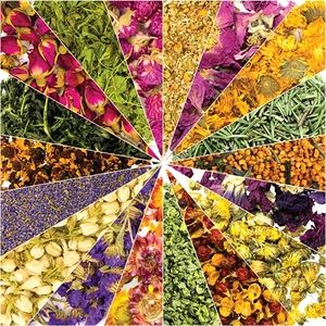 Dried Flowers and Herbs for Soap Making - 18 Varieties Rose Buds Jasmine Lavende